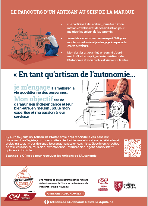 administratif ARTISAN DE L'AUTONOMIE